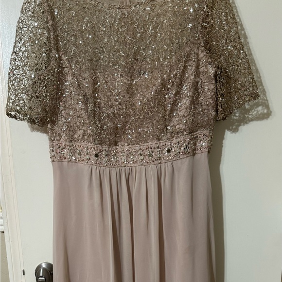Decode 1.8 Womens Embellished Chiffon Evening Dress size 16 - Picture 3 of 5